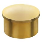 00-600-1h Lavi Industries Polished Brass Flush End Cap Od