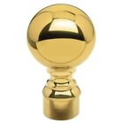 00-604-1h Lavi Industries Polished Brass Ball Finial Od 028705000293