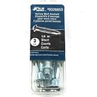 0326651 Blue Hawk Short Hollow Wall Anchors Lot Of 705641563807