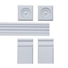 0kwncv028g Evermark Primed Pine Fluted Door Casing Set Piece 0854742001029