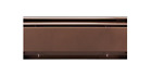101413f06 Baseboard Rubbed Bronze Fine Line Decor Series Heating Enclosure Only