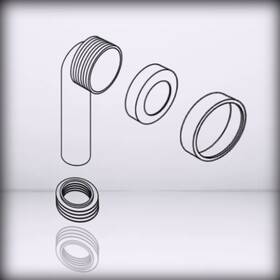 1155521 Kohler Genuine - Part Waste Pipe Assembly Unfinished