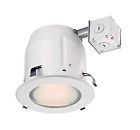141895 White Commercial Electric Recessed Shower Kit New 046335961401