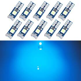 3030 1797 724873365775 T5 Led Bulb Dashboard Dash Lights Ice Blue 8000k Smd Wedge Base For