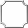 192770423926 Ekena Millwork Ashford Molded Scallo