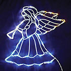 6053938 19813 Santas Forest Inc Window Light Angel Led Inches 605393198138