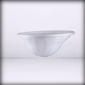 23128-11a Aspen Creative - Frosted Shade For Medium Base Socket 13-1/8 X 5-1/4