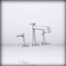 27399-4-cp Kohler - Riff Widespread Bathroom Sink Faucet Polished Chrome 1.2 Gpm
