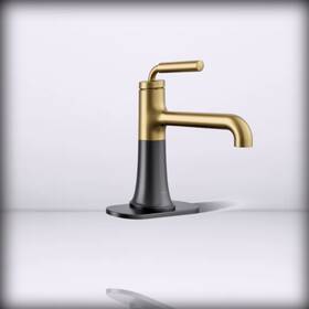 27415-4n-bmb Kohler - Tone Bathroom Sink Faucet 0.5 Gpm Ma Matte Black/moderne
