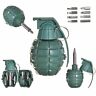 3049 Grenade Screwdriver Tool Set Driver Piece Precision Porta 811902030497