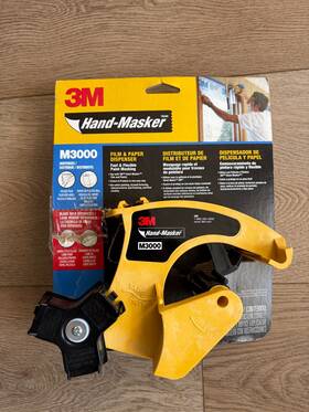 M3000 3m 051131773851 Hand Masker Tape Dispenser Film And Applies Painters
