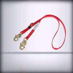 1385301 3m Protecta - Pro Adjustable 1 Web Restraint Lanyard 6ft Red 6 Fee