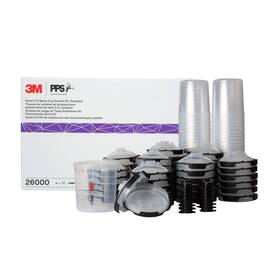 3m-26000 3m 26000 Pps 2.0 Spray Gun Cup Lids And Liners Kit Standard 200-micron Filter