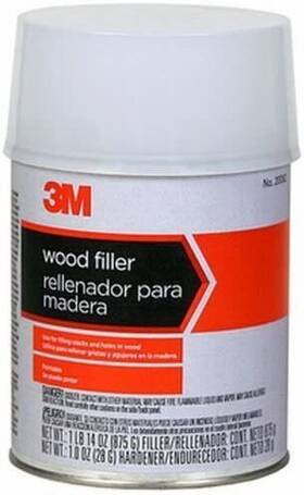3m Co. 378482562492 Bondo Brown Wood Filler 1 Qt