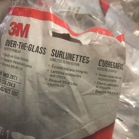 47110h1-c 3m Company 11 - Over-the-glass Safety Glasses Clear Lens Frame