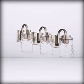 W4101a-3w-sn 432 Melucee 23.6 - Inch Brushed Nickel Vanity Light For Modern Bathroom Lights 3 Li