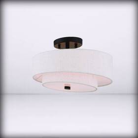 51083-92 Livex Lighting - Ceiling Mount English Bronze 13 L X W 8.25 H