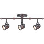 523462 Hampton Bay Antique Bronze Ceiling Bar Track Lighting Kit