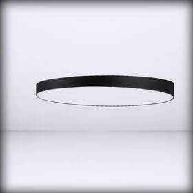 Mount-11 57664wtbk Maxim Trim-20w - 1 Led Flush Wide By 0.75 High-black For Finish 11