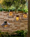 7mb0vpe2ms General Solar Caged Fairy Lights Lanterns Scalloped Outdoor Patio Garden