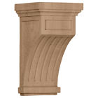 816180019653 Ekena Millwork Fluted Corbel Red Oak