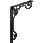 889274110116 Ekena Millwork Fleur De Lis Wrought Iron Bracket