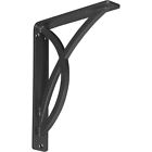 889274116712 Ekena Millwork Miller Wrought Iron Bracket Single Center