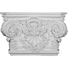889274834050 Ekena Millwork Rose Capital Fits Pilasters Up To