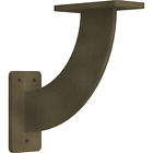 889274937225 Ekena Millwork Bradford Steel Bracket Hammered Gold
