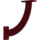 889274938697 Ekena Millwork Bradford Steel Bracket Hammered Bright Red
