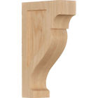 889274961565 Ekena Millwork Mini Rockport Wood Corbel Red Oak
