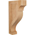 889274961794 Ekena Millwork Jumbo Rockport Wood Corbel Cherry