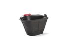 Kanguro-88940r 88940 Kanguro Rubber Bucket Italian With Flat Side And Handle