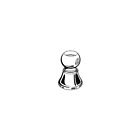 909411-0020a American Standard Chrome Handle Base For Cset Lav 012611155222