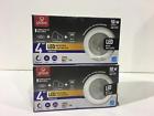 0582191 91204 Globe Pack Electric Led Shower White Recessed Kit 058219912041