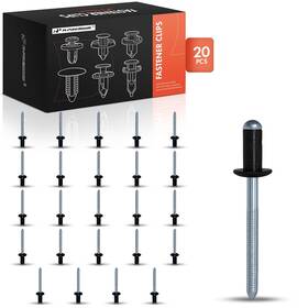 Aprcf915 A-premium Fuel Door 20-pc Panel Lid Gas Blind Rivet Clips Dacromet