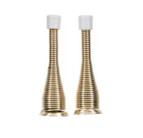 5294723 Ace 3 Inch Bright Gold Spring Broad Base Door Stop Metal 1 Diameter