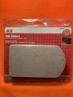 9431 Ace 9431/ace Slide 4 Inch X7 Large Hardwood Floor Felt Sliders New