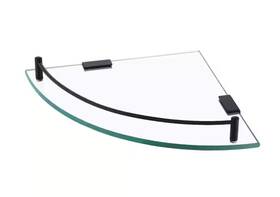 Ac-3gj-b Acehoom 14 Inch W X 10 D 1.6 H Bathroom Corner Triangle Glass Shelf-matte Black