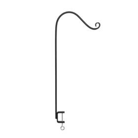 Achla Designs 445044348399 36 Inch Tall Black Powder Coat Iron Deck Rail Shepherds Pole