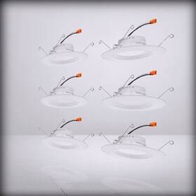 Sww5 Acuity Brands Lighting 196182809477 Juno Rb56 - Cp6 Mw For M2 Retrobasics Downlight Trim Kit 5- To 6-inch 6