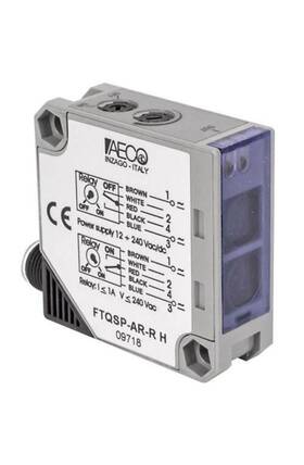 Aeco 013038304941 Ftqsp-ar-r-h Rectangular Photoelectric Polarized Reflective 5m Sensing D