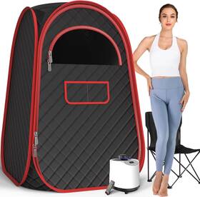 G6103-cd Agiiman Portable Sauna Box - Full Body Steam For Home