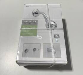 4875118 Ahc Trading Co. Oakbrook Essentials 2-handle Tub And Shower Faucet Chrome New In Box