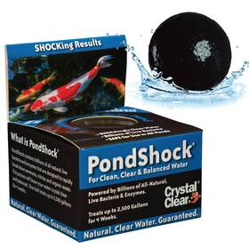 Cc023-ps Airmax Crystalclear Pondshock Ball Natural Pond Clarifier And Sludge Remover Safe For