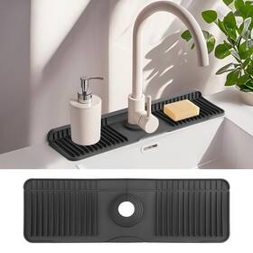 Azfba608168 Aizoe Sink Splash Guard Foldable Kitchen Faucet Mat 17.7 Inch Silicone Ha
