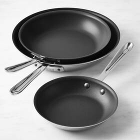 270680 All-clad D5 Stainless-steel Pro Nonstick Fry Pan Set Of 3