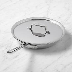 9130285 All-clad D5 Stainless-steel Pro Nonstick Fry Pan With Lid