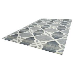 2855444 Alora Decor Berlin Blue 8ft X 10ft Hand-tufted Rug- Bn1010