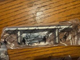 Finish-25 Alpine Hardware 705911 3 Inch Pulls Satin Pc. Drawer Handle W 2 Sizes Screws